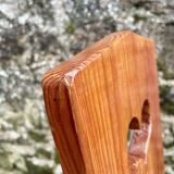 Handcrafted pine chair