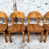 Set of 6 Rainer Daumiller chairs 1950 1960 vintage