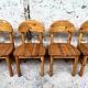 Lot de 6 chaises Rainer Daumiller 1950 1960 vintage