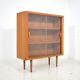 Showcase by CFC Silkeborg 1960s Danish teak Scandinavian display cabin