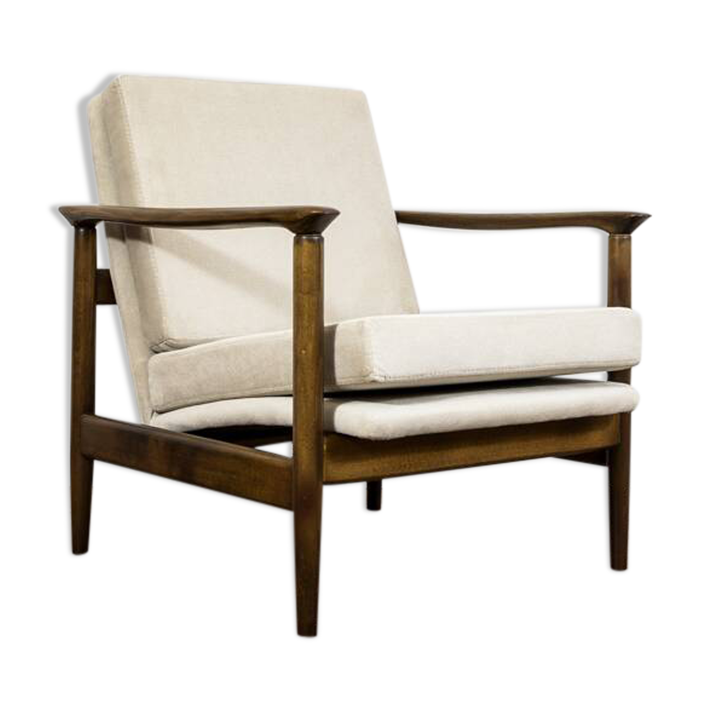 Fauteuil "Gfm 142" par Edmund Homa, Gfm, Pologne, années 1960