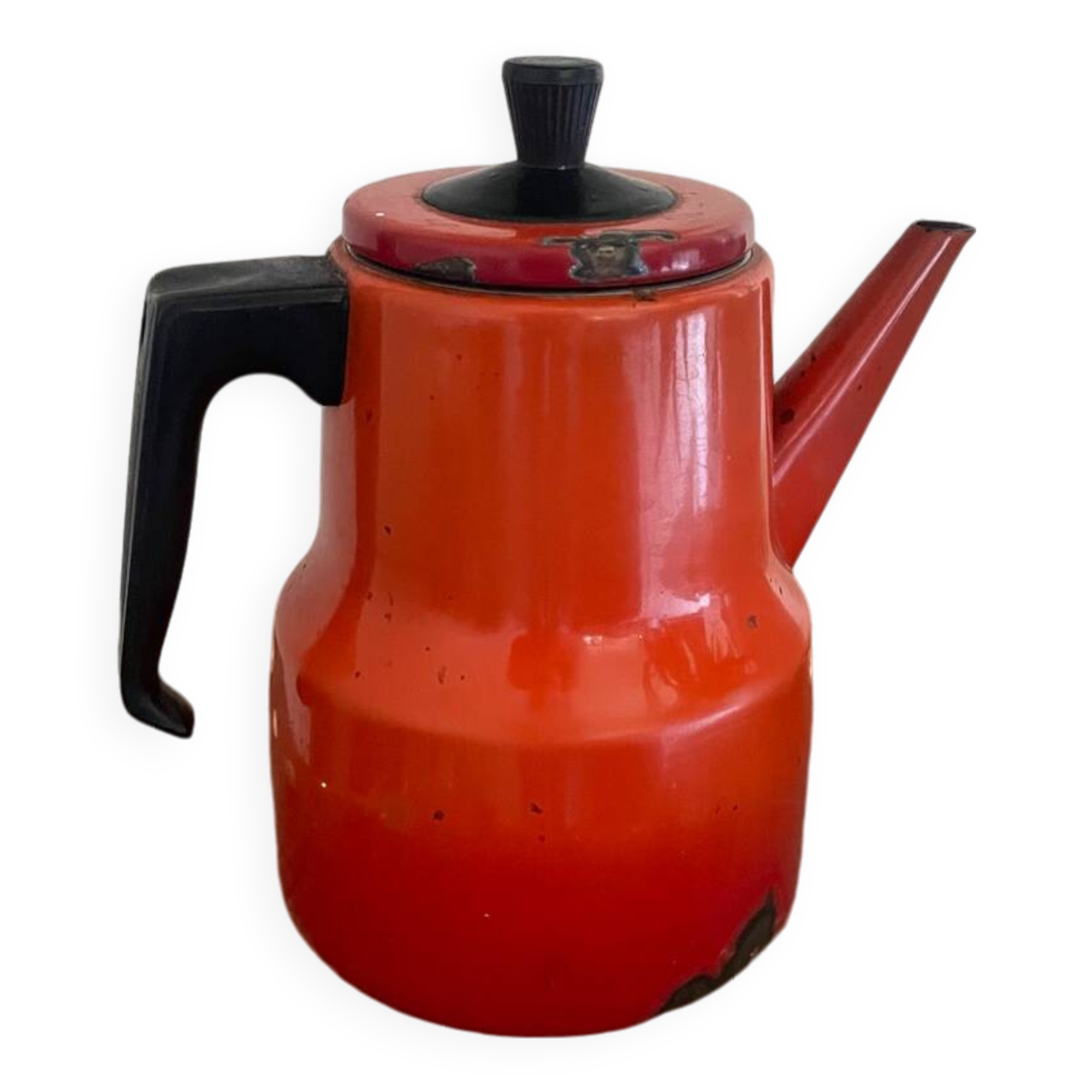 Vintage enamel coffee pot