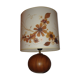 1970 Vintage lamp, ball tour, blinds wooden real flowers