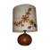 1970 Vintage lamp, ball tour, blinds wooden real flowers
