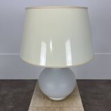 Opaline lamp from the 70s by Verre Lumière