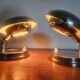 Pair of Very Rare Bauhaus Chrome Table Lamps, Art Deco, Franta Anyz, 1930s