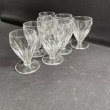 8 Saint Louis Béarn liqueur glasses
