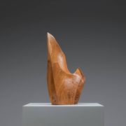 Sculptural form in solid elm