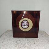 Smoked plexiglass wall lamp 70 spaceage