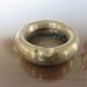 Round brass ashtray 60s 70s