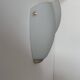 Pair of vintage wall lights, opaline glass and brass, Sweden 1970s