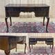 English chippendale desk in walnut from the 1950s