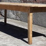 Large farmhouse table. (238 x 77cm.)