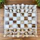Onyx chess set – Board and pieces made of natural stone