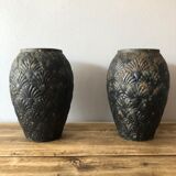 Cast iron flower pots