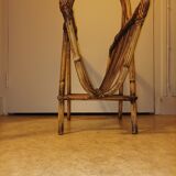 Rattan magazine holder