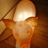 Leuchten pig lamp in resin
