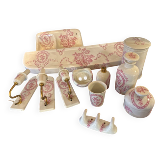 Paris Porcelain Bathroom Set
