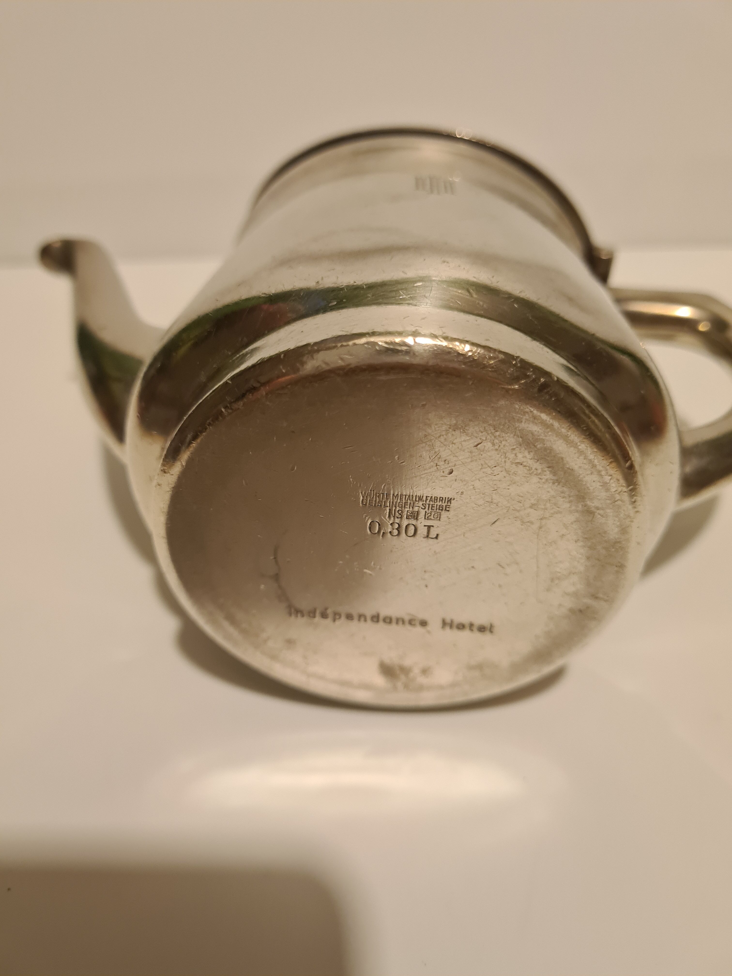 Silver Teapot 0.30L Independence Hotel (WMF)