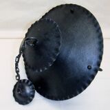 Vintage wrought iron pendant light