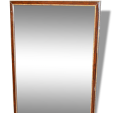 Mirror style restoration enhances brass mahogany