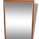Mirror style restoration enhances brass mahogany