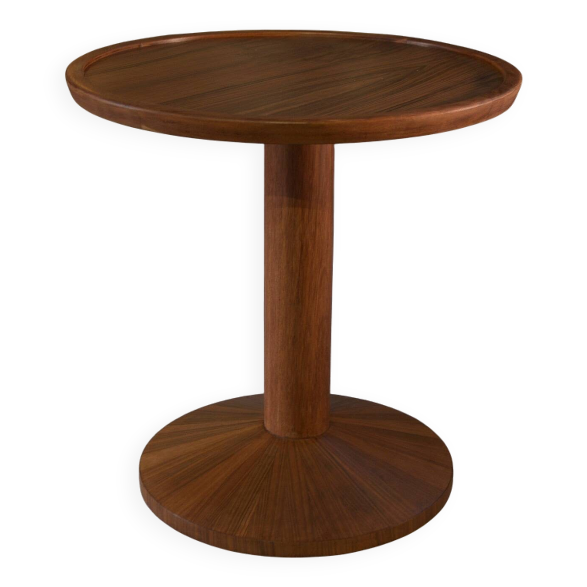 Scandinavian teak pedestal table, 1970s