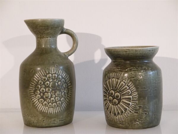 Set de vases en céramique de Gunnar Nylund pour Rorstrand 1960