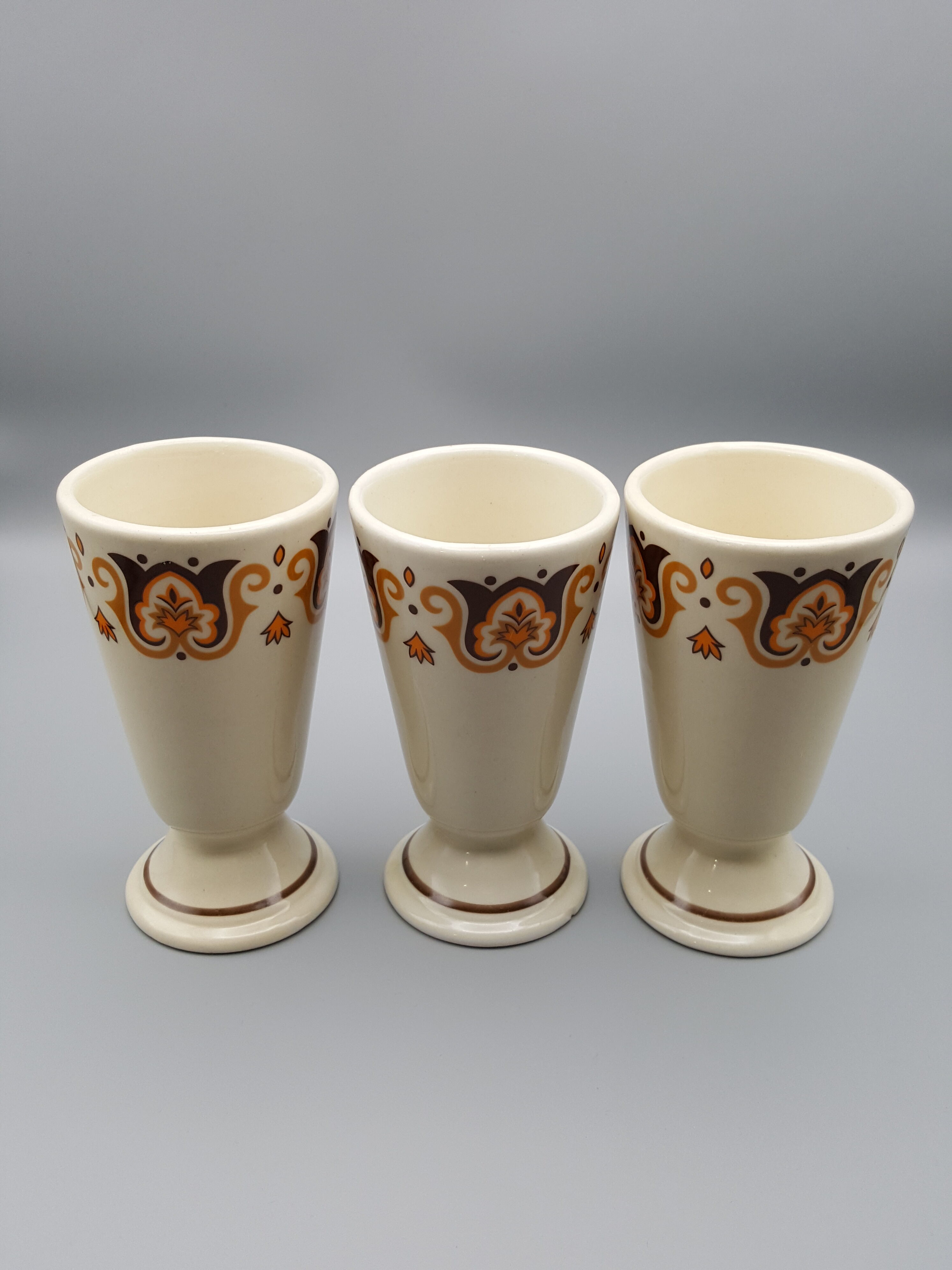 Coffee tea maker with 3 mugs cups Porcelain and fire Jet Nomar