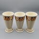 Coffee tea maker with 3 mugs cups Porcelain and fire Jet Nomar