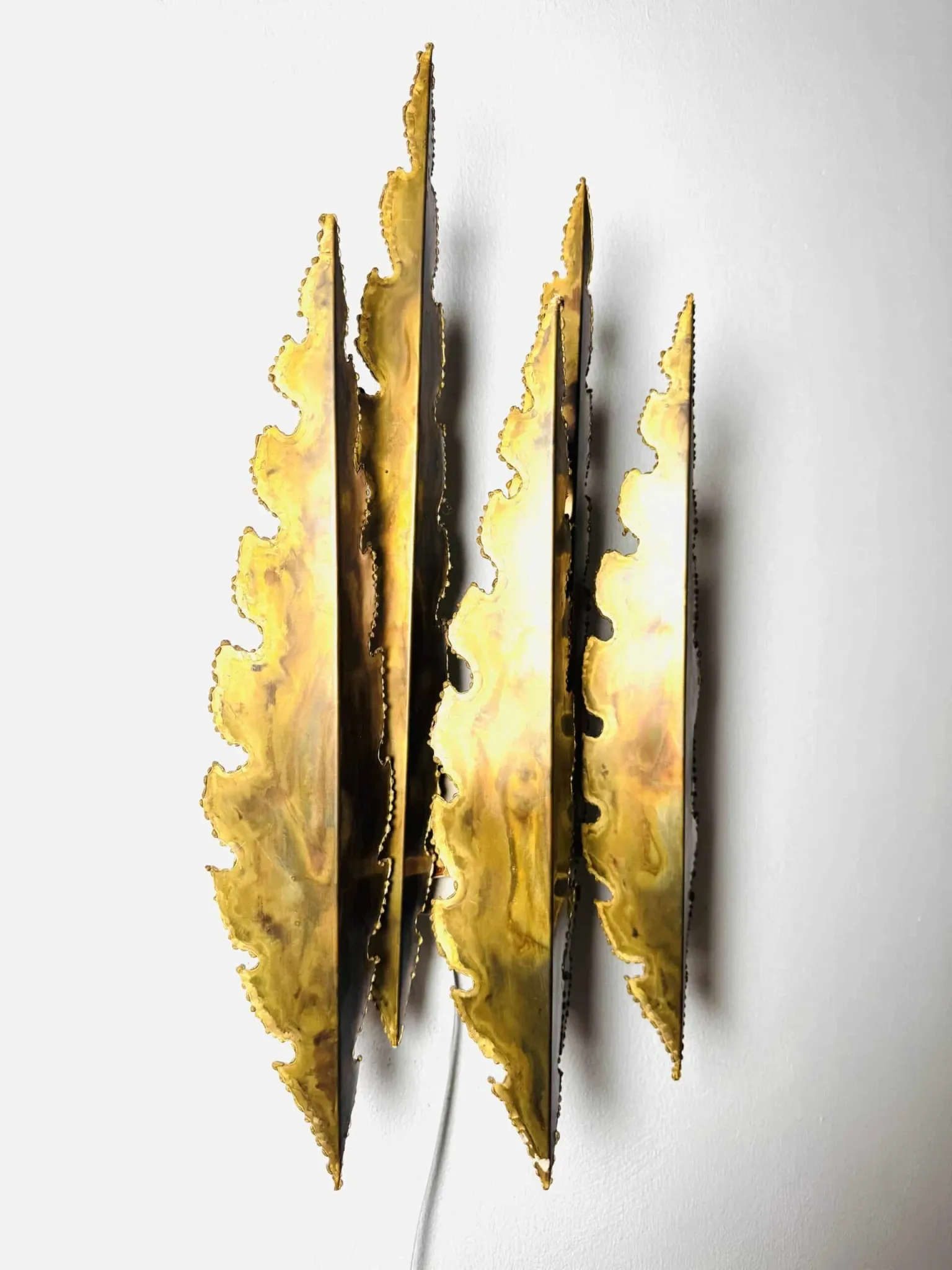Brutalist Wall Light By Svend Aage Holm-Sørensen For Holm-Sørensen & Co, Denmark, 1960S
