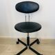 Black Leather Office chair, 1970s