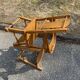 High chair for wooden doll with abacus