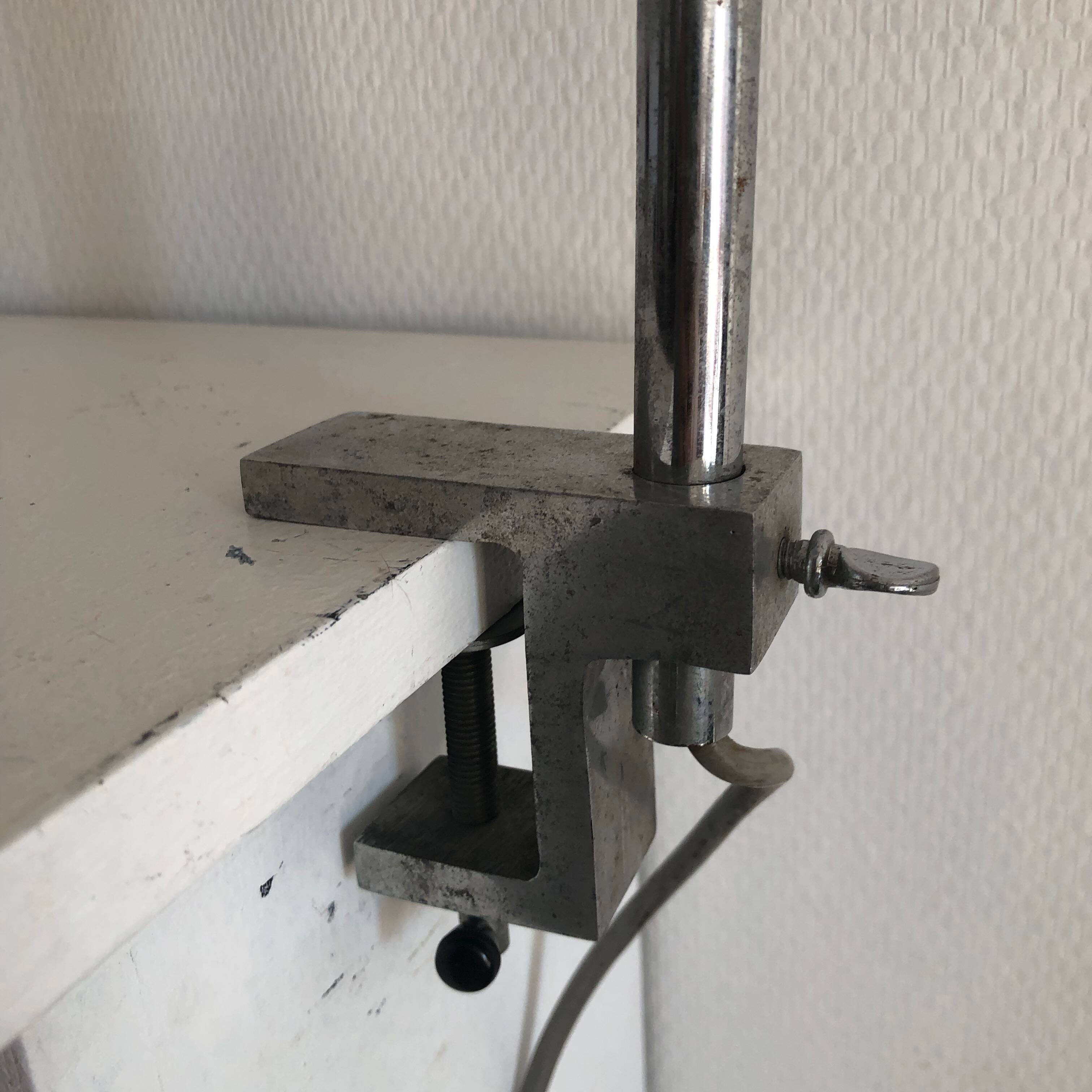 Large vintage industrial workshop factory lamp - 75 cm