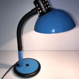 Lampe de bureau bleue et noire
