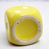 Dice Shaped Ceramic Pot