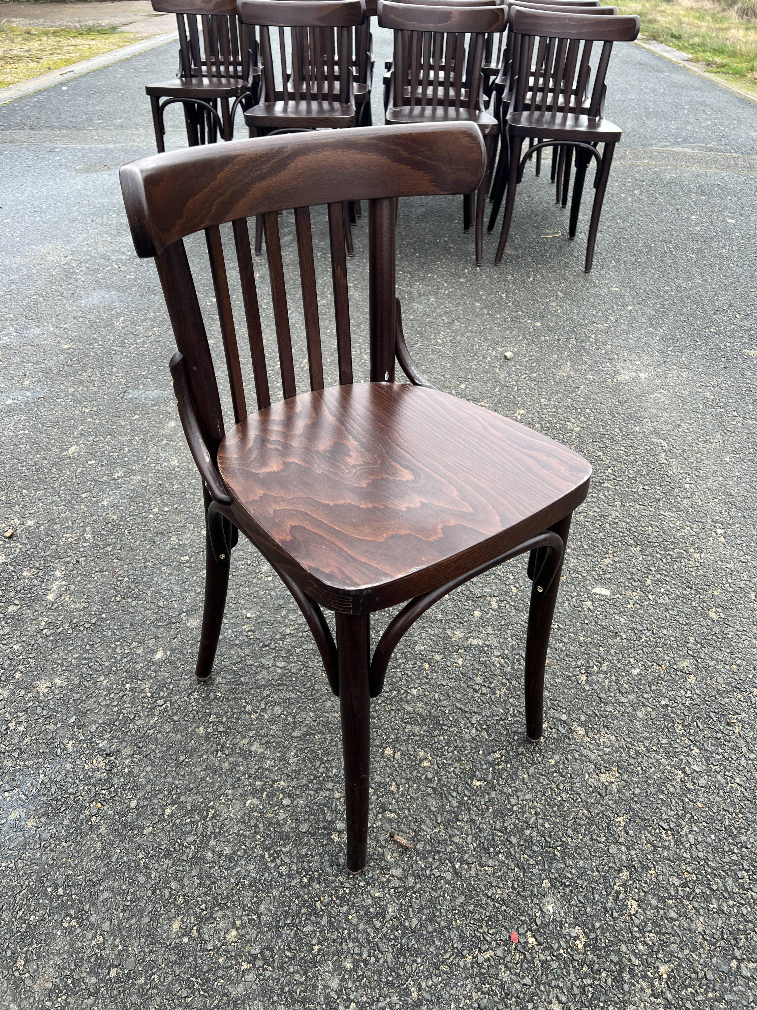 Set of 16 bistro chairs