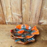 Vallauris 2 empty ceramic fish and shell pockets