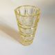 Pressed molded glass vase 50s Height 25 cm