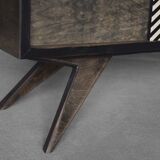 Sideboard with hand-painted pattern, 1960