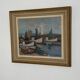 Huile su panneau suédois – « Bateaux » par Eskil Skans