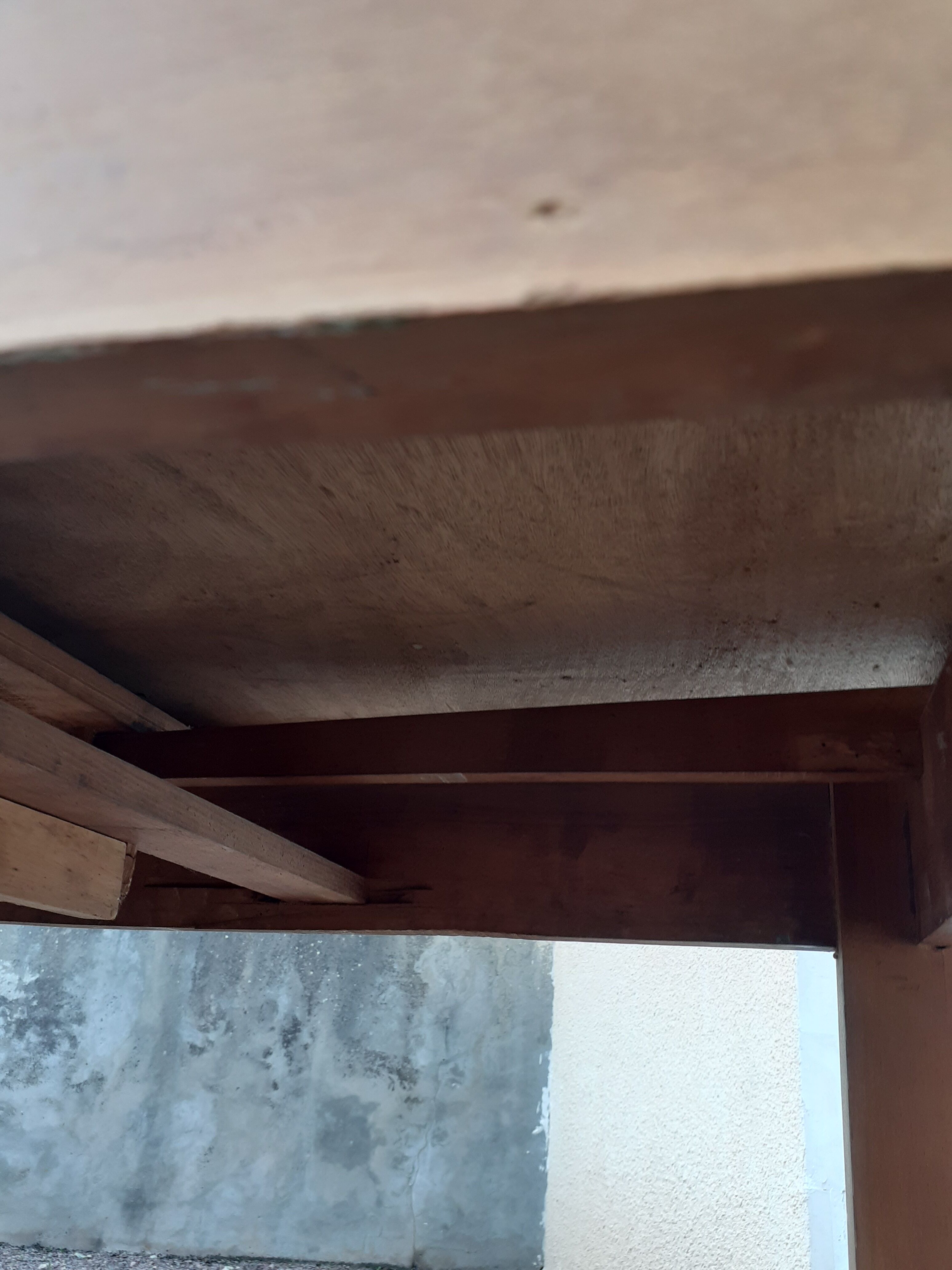 Vintage wooden formica kitchen table