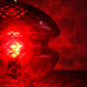 Vintage Czechoslovak Red Glass Table Lamp by Jablonecké Sklárny, 1970s
