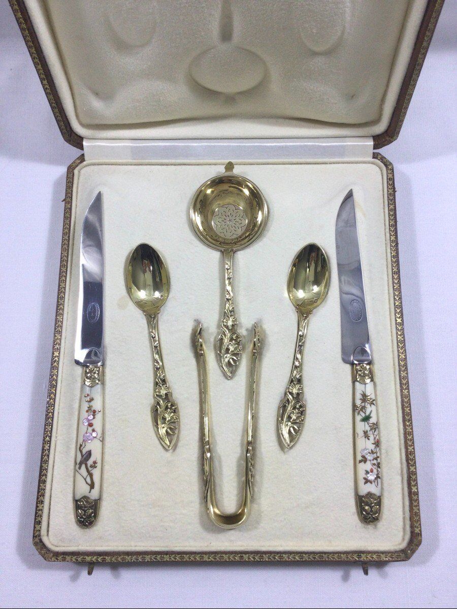 Art nouveau mignardise tea ensemble