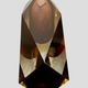 Facet-cut Murano vase attributed to Mandruzzato, Italy, 1960s.