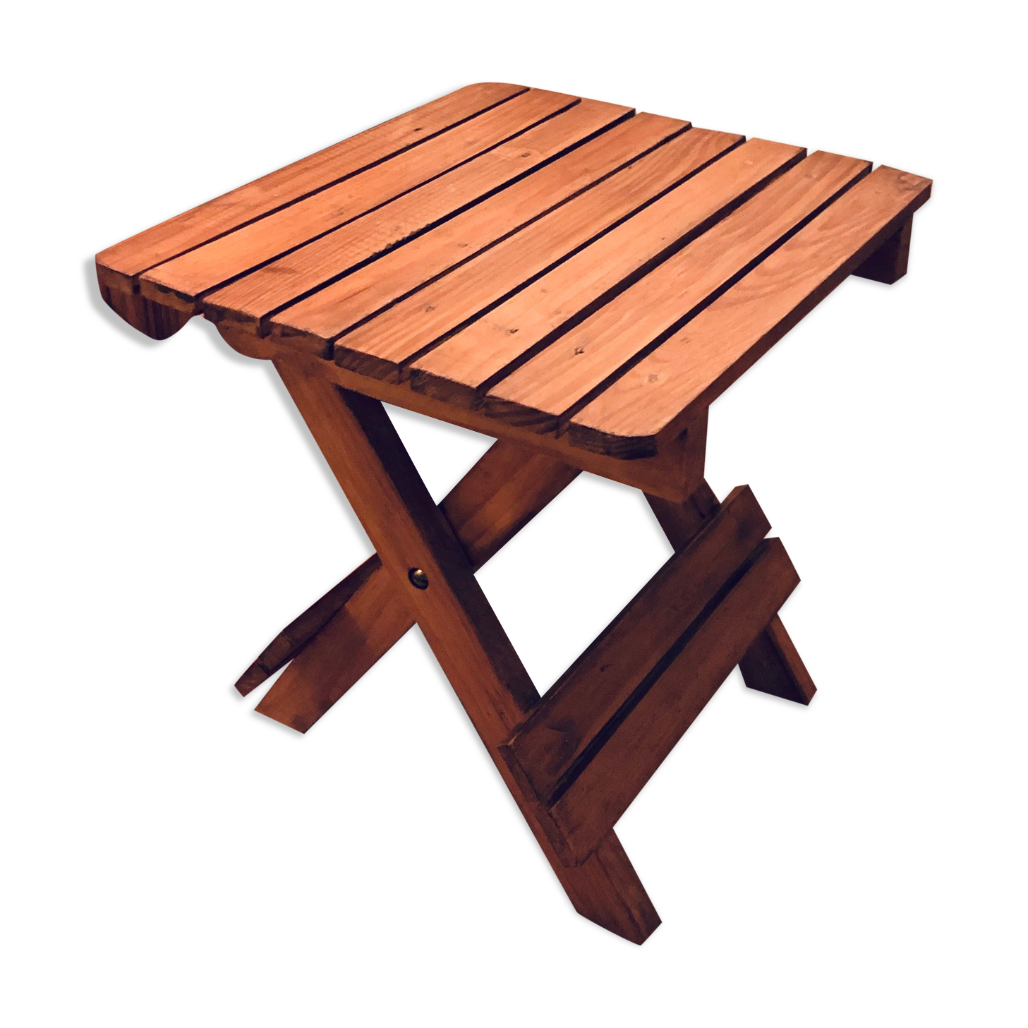 Children's folding wooden stool