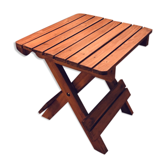 Children's folding wooden stool