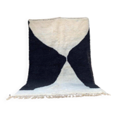 Tapis en laine pure artisanale traditionnelle taille 100 x 200 cm