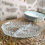 Vintage aperitif server, 4 compartments