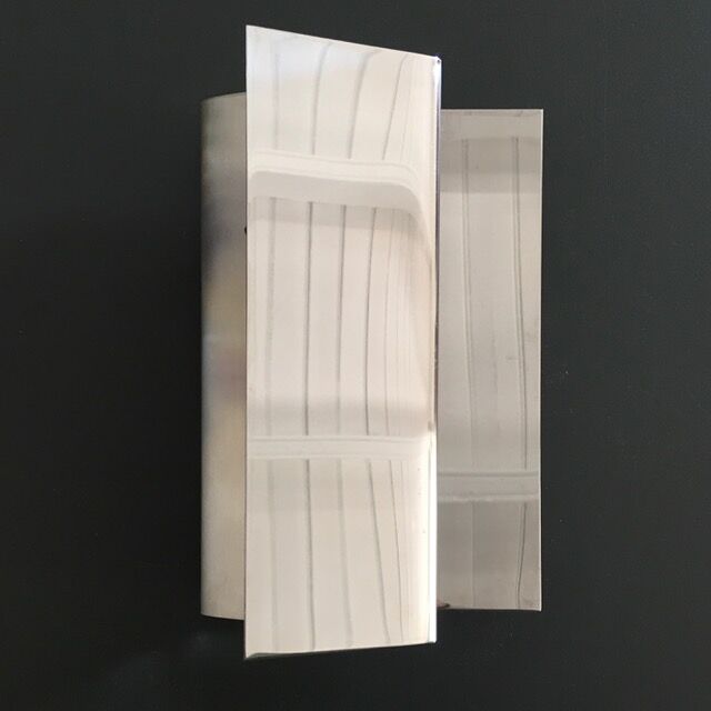 Italian stainless design sconce